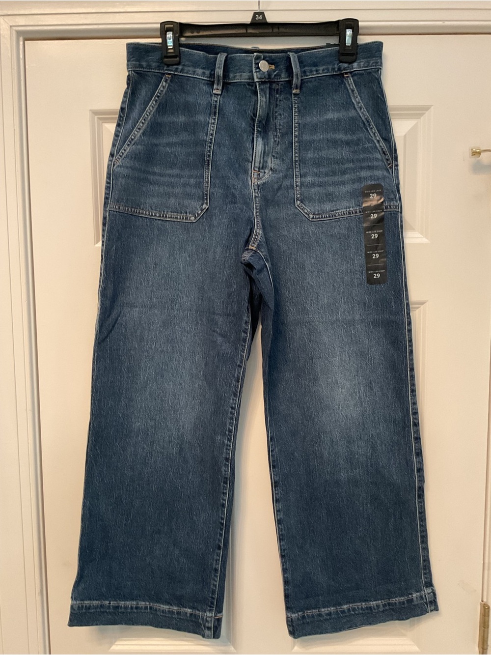J. Crew Wide Leg Crop Jeans